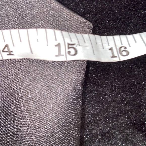 BCBG black satin yellow vintage 1950’s style bow detail cocktail dress - Picture 13 of 17